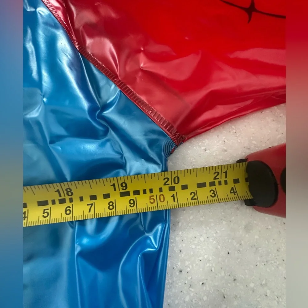 Spider-Man Rain Jacket / Slicker. Room to wear backpack under the Jacket…